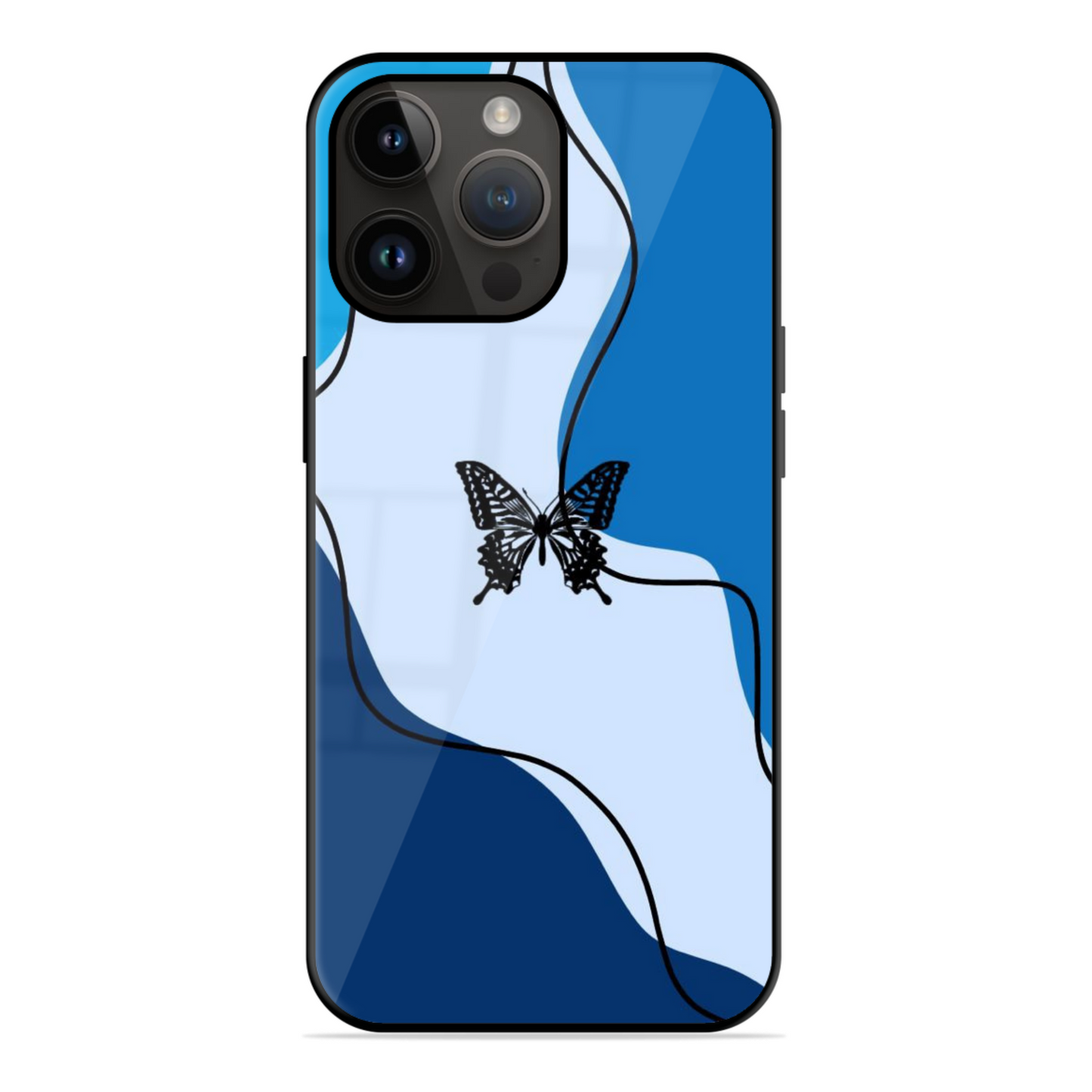Blue Butterfly Trending Glossy Case