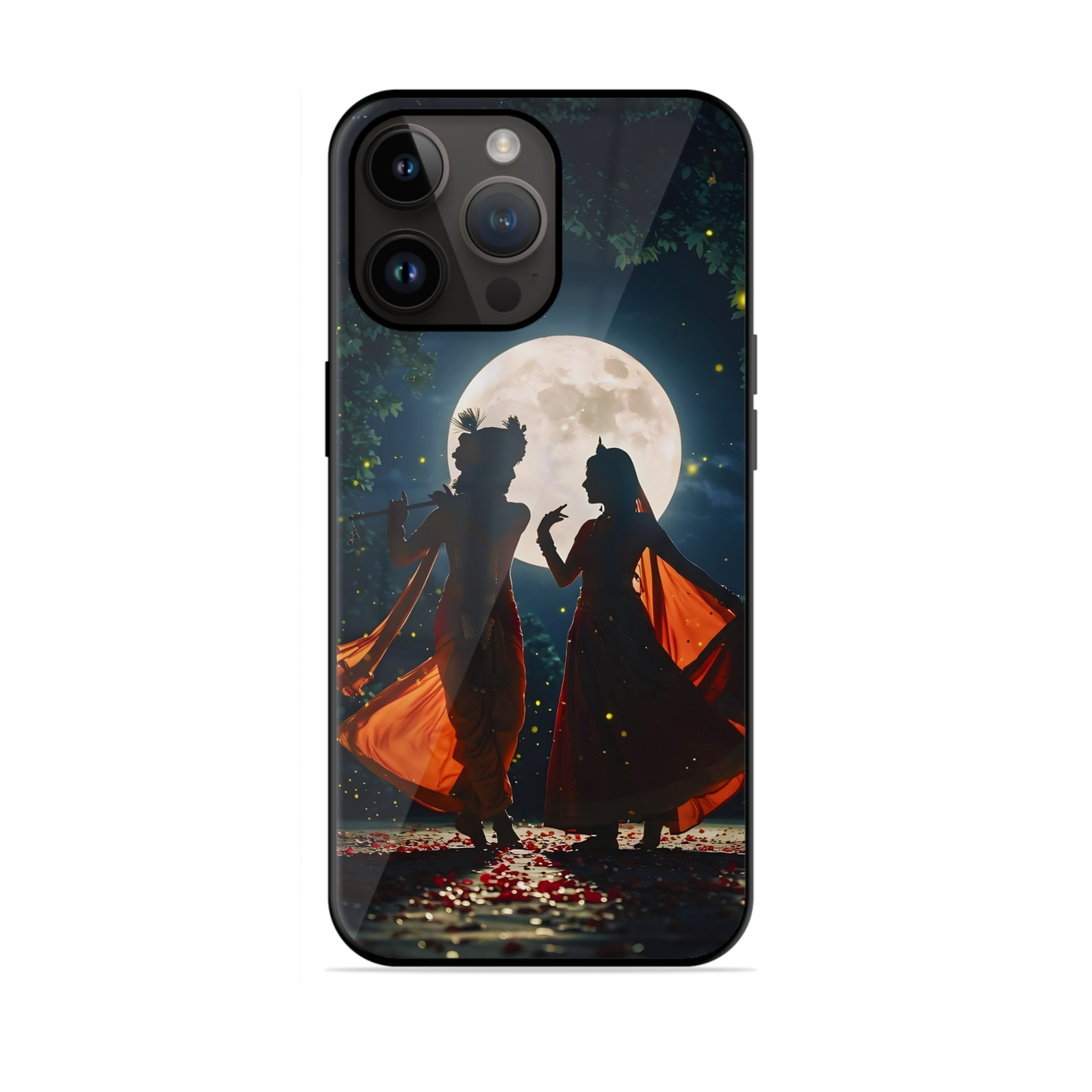 Trending Krishna Radha Glossy Case