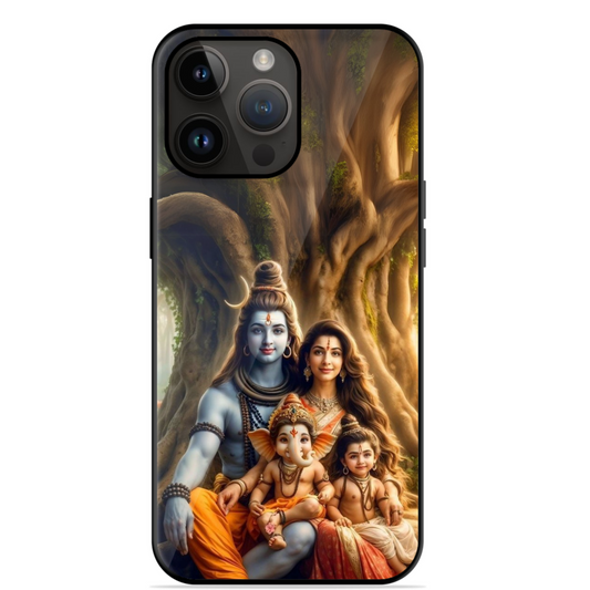 God Shivan Family Glossy Case