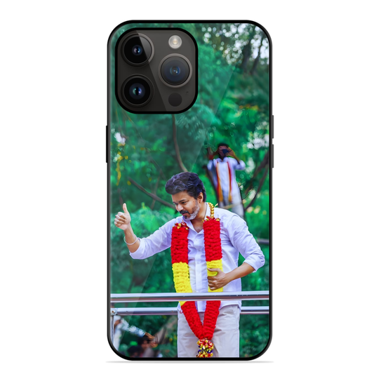 TVK Vijay Mass Trending Glossy Case