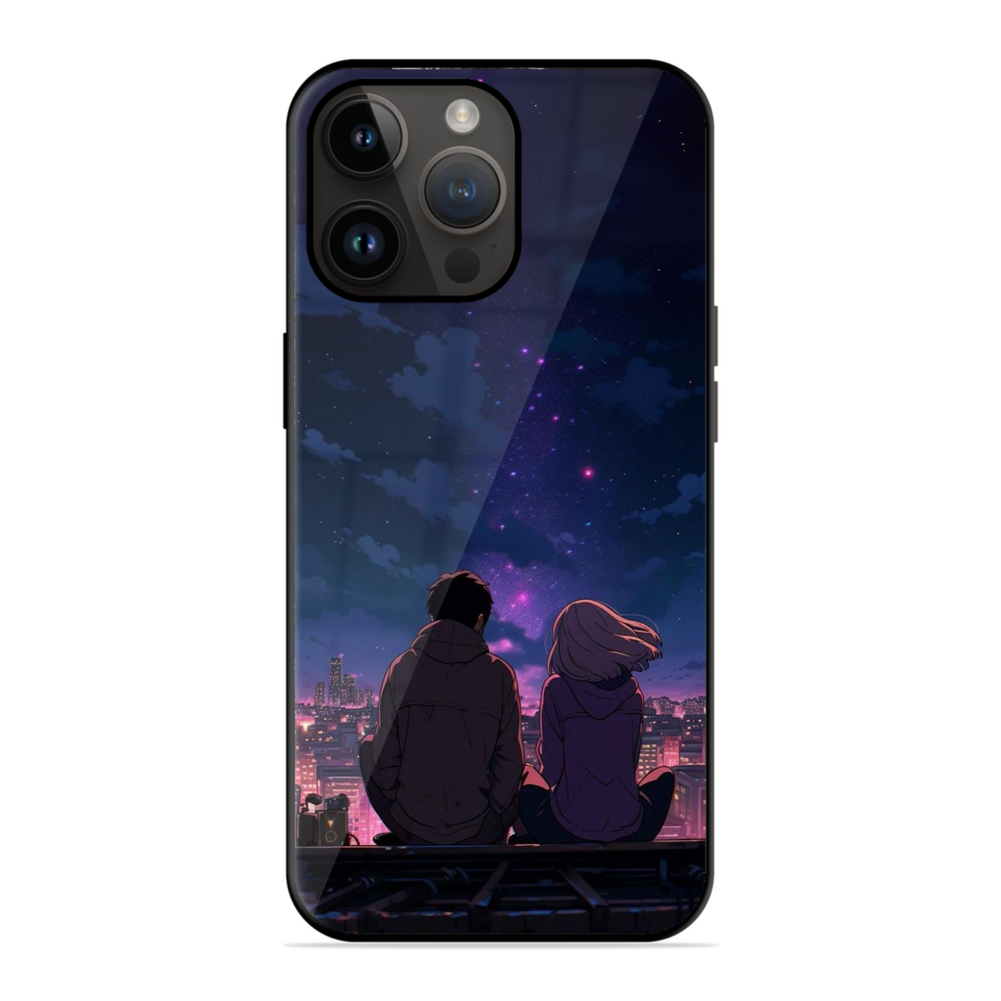 Aesthetic couple Glossy Case