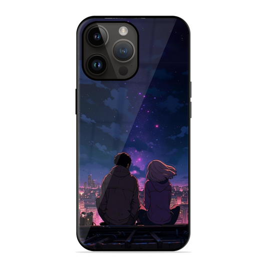 Aesthetic couple Glossy Case