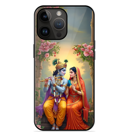 Trending Krishna Radha Glossy Case
