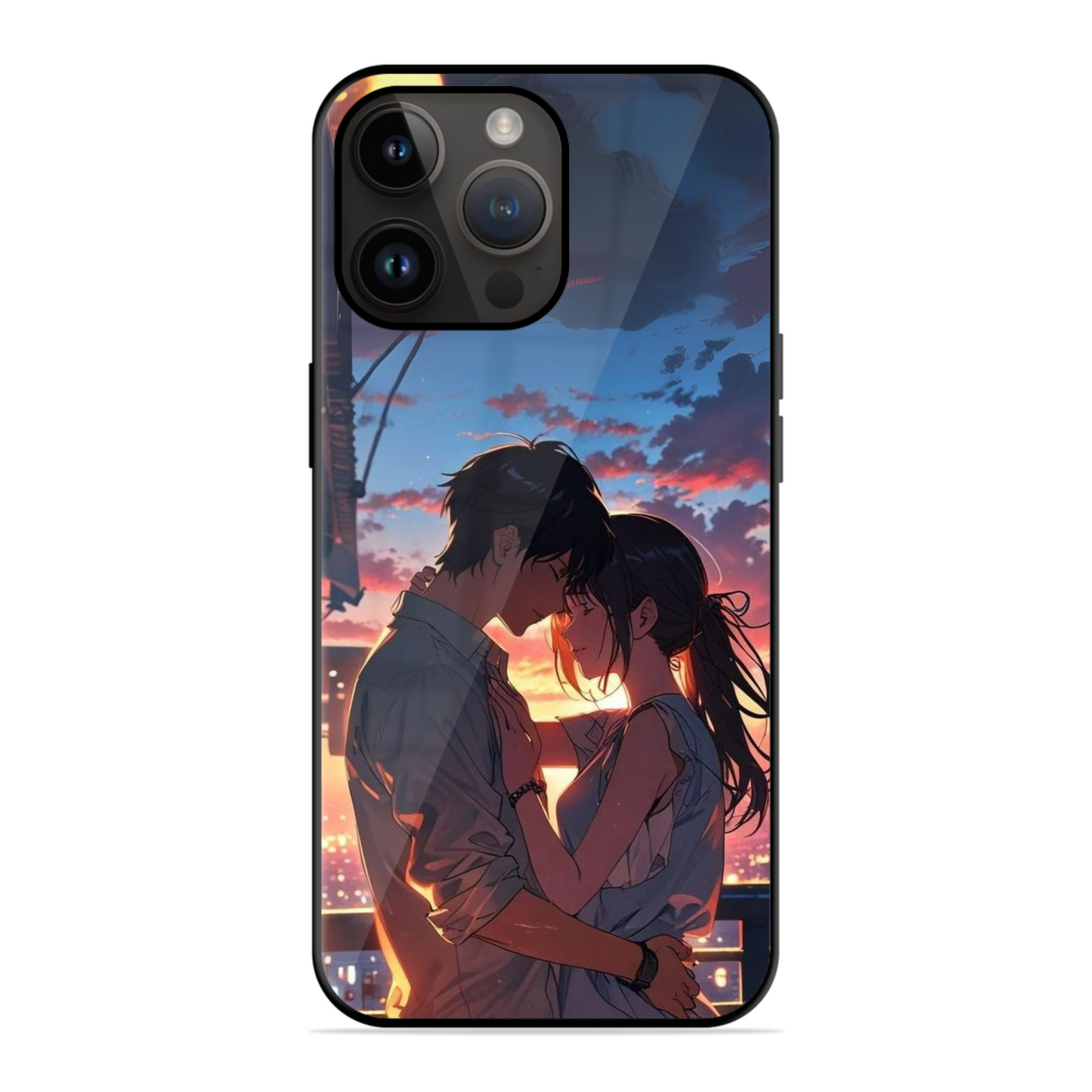 Aesthetic couple Glossy Case