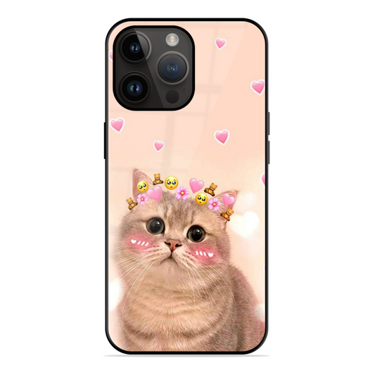 The Cat Cute Moment Glossy Case