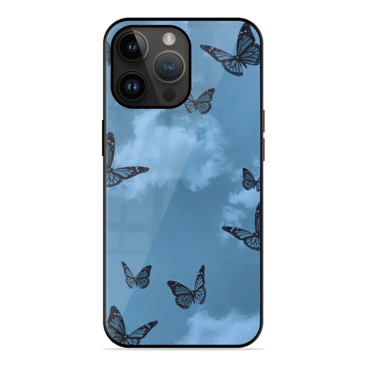 Blue Butterfly Trending Glossy Case