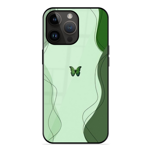Green Butterful Trending Glossy Case