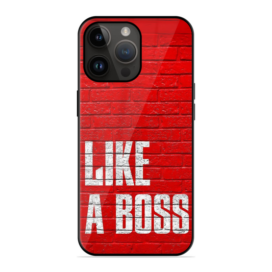 Like A Boss Motivational Glossy Case