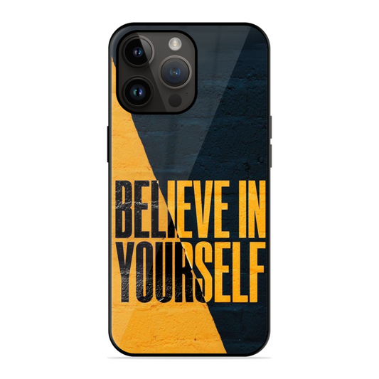 Believe In Yourself Motivational Glossy Case