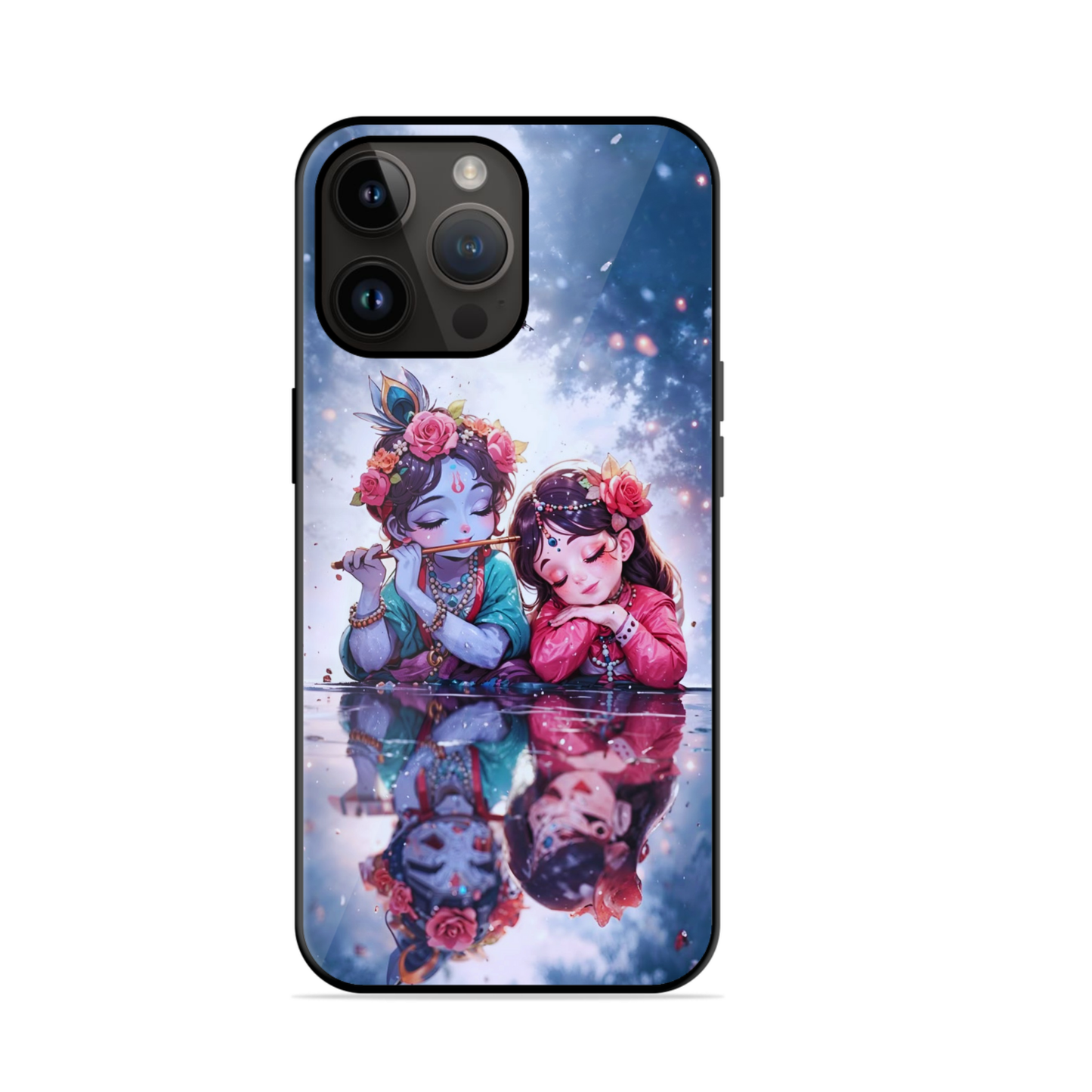 Trending Krishna Radha Glossy Case