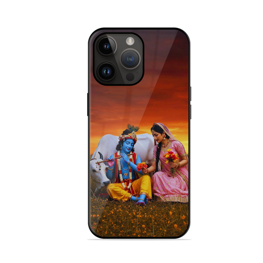 Trending Krishna Radha Glossy Case
