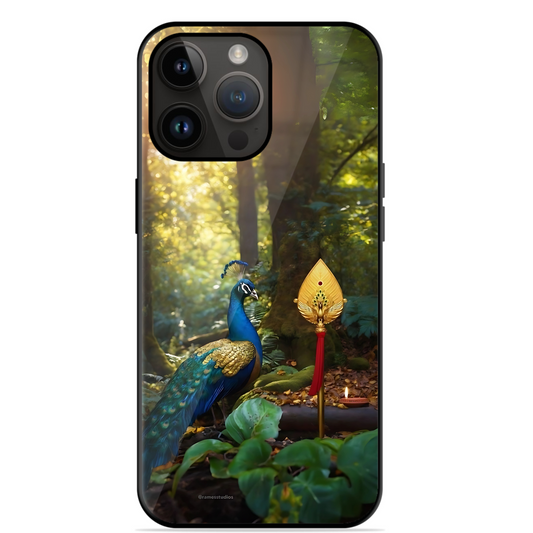 Trending Murugan Vel Peacock Glossy Case