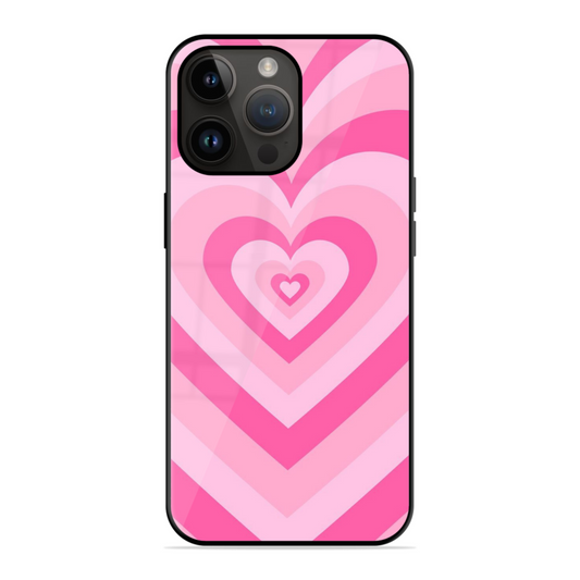 Pink Heart Trendy Girly Case