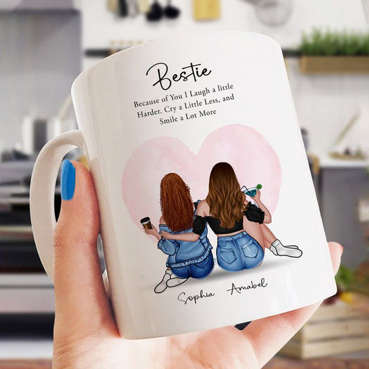 Bestie Image With Quotes Photo Mug